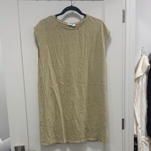 Double Zero Tan Sleeveless Dress/Tunic